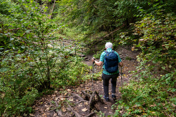 Löffingen, Deutschland, ein abenteuerliches Stück der 3-Schluchten-Tour