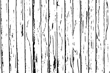 Distressed wood grain texture Abstract black and white grain dust vintage retro pattern transparent background.
