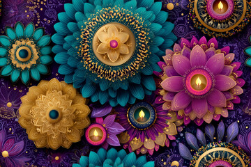 Diwali Festival Celebration &mdash; Lights, Family, Spices, and Joyful Indian Traditions