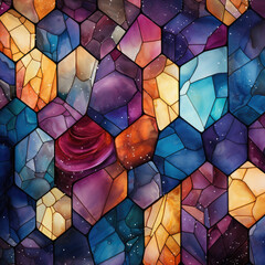 Stained Glass Background Wallpaper
