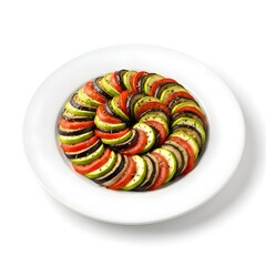 French Ratatouille with Zucchini, Tomato, and Eggplant – Cinematic 4K Food Art