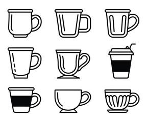 Trendy Coffee Mug Illustrations