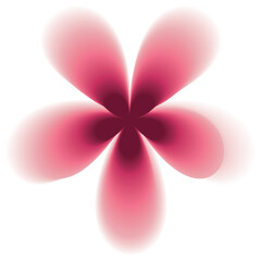 Fototapeta premium Pink Flower Isolated On Transparent Background, Flower, Pink flower Flowers PNG Transparent Image, handmade flower