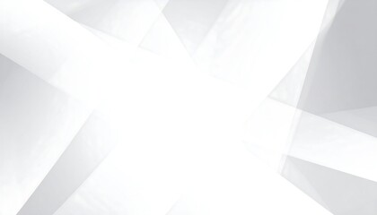 An abstract, minimalist composition featuring overlapping geometric shapes in varying shades of grey against a white background. The design appears clean and modern