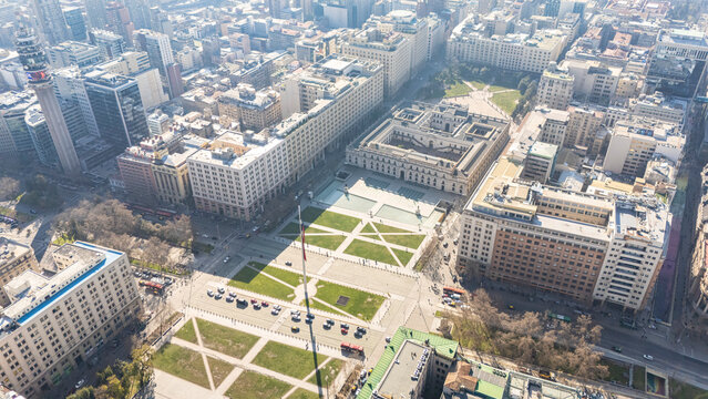 La moneda, alameda, vista a&eacute;rea con Dron 1