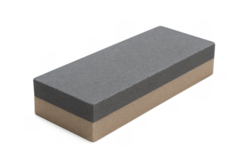 Dual grit sharpening whetstone for knife sharpening