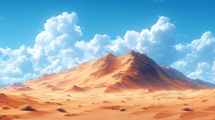 Fototapeta premium Desert mountain landscape