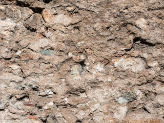 Rough stone and concrete wall texture background