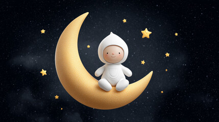 Fototapeta premium a little baby