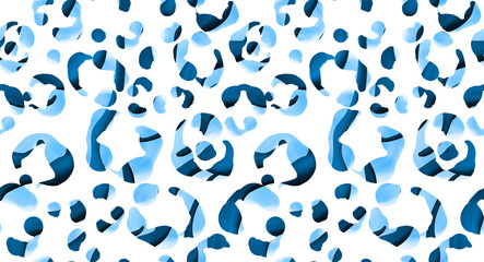 Leopard and zebra pattern design. Hand drawn leopard and zebra pattern design. For textile and print.