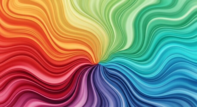 Colorful abstract background with swirling rainbow colors creating a vibrant and dynamic effect