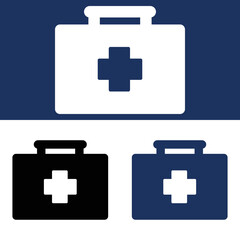 Obraz premium Medical kit icons Vector