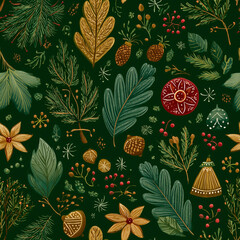 Christmas seamless pattern
