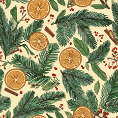Christmas seamless pattern
