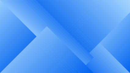 ILLUSTRATION ABSTRACT BACKGROUND WITH DIAGONAL GEOMETRIC SHAPES GRADIENT BLUE COLOR DESIGN VECTOR TEMPLATE GOOD FOR MODERN WEBSITE, WALLPAPER, COVER DESIGN