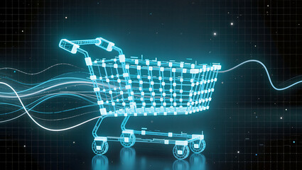 Exploring the future of shopping with a digital cart design