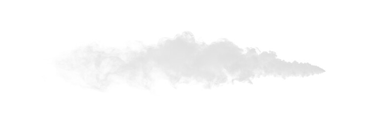 Naklejka premium White fumes effect transparent PNG cutout, isolated background