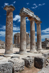 Fototapeta premium greek old city pillars and mythology