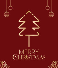 Naklejka premium Christmas Tree