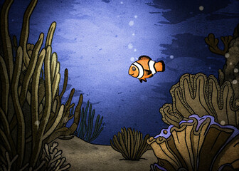 halloween night scene