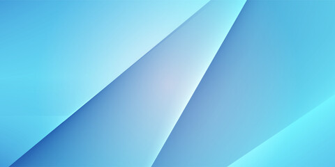 Blue business presentation abstract background with geometric lines and shapes. Vector illustration