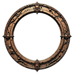 Obraz premium DND token border frame versatile elegant graphic border design for Roll20 FoundryVTT and digital RPG suitable for character creation gaming assets hero tokens user-friendly visual elements