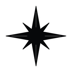 Obraz premium Abstract compass rose vector illustration for navigation directional design and iconography