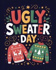 Get ugly, get festive! Ugly Sweater Day is the perfect excuse to flaunt your tackiest holiday sweater and join themed events filled with joy and fun.