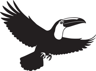 Toucan Flying Vector Art © BHAI