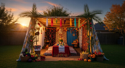 The autumn holiday Sukkot.