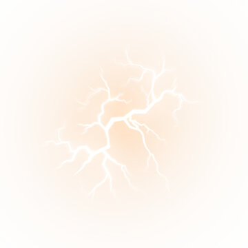 Bright lightning flashes with intense energy and electric spark.