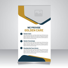 Vector Stand Banner, Roll Up Banner, Pop up Banner template