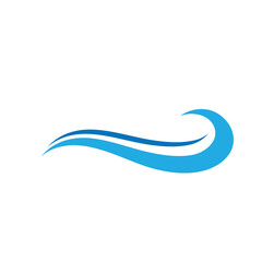Obraz premium Sea wave logo ocean storm tide waves wavy river vector