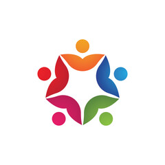 Community people logo network and social