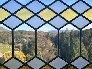 Fototapeta premium stained glass window