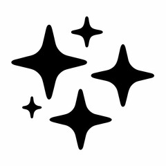 Obraz premium Vector illustration of sparkles and stars shiny festive elements scalable svg