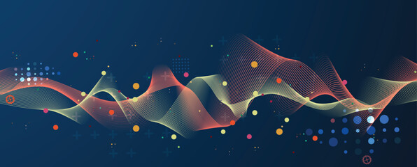 Abstract high technology and science background