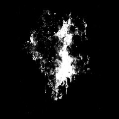 Rust Stain Alpha Channel, Transparent Oxidized Texture