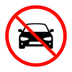 No Parking Sign Vector, Prohibited Parking Icon, Traffic Restriction and Road Safety Symbol png...