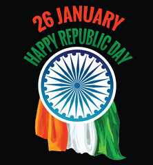 Indian Republic Day T shirt Design