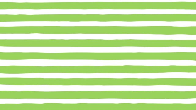 Looped retro stripes cartoon transition bumper. Hand drawn frame by frame green striped background 60s, 70s, 80s pop art style. Animation endless flat bright intro stinger footage. Alpha channel