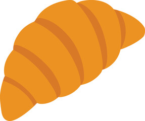 croissant isolated on white background