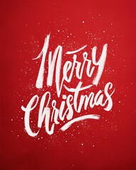 Beautiful illustration with Christmas text motif