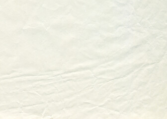 Vintage wrinkled paper texture. Old antique sheet paper texture. Aged white paper background.	
