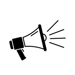 Megaphone Silhouette Icon