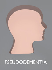 Pseudodementia - mental concept