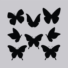 Minimalist Butterfly Silhouette Collection