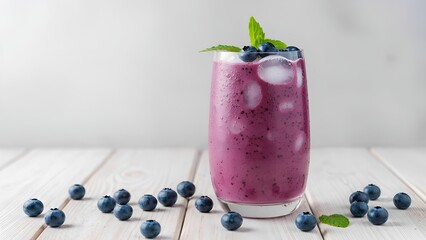 blueberry smoothie