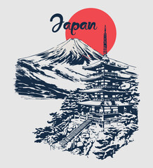 Tokyo and Japan themed design