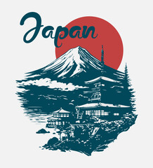 Tokyo and Japan themed design